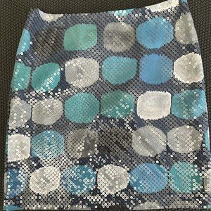 Vintage Ann Taylor Sequin Skirt Size 8